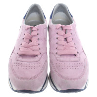 Hogan Chaussures de sport en Cuir en Rose/pink