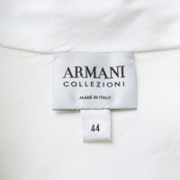 Armani Collezioni Oberteil aus Baumwolle in Weiß