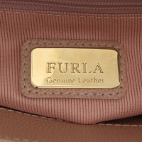 Furla Handtas Leer in Huidskleur