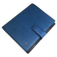 Louis Vuitton "Agenda Fonctionnel GM Epi Leder" in Blau