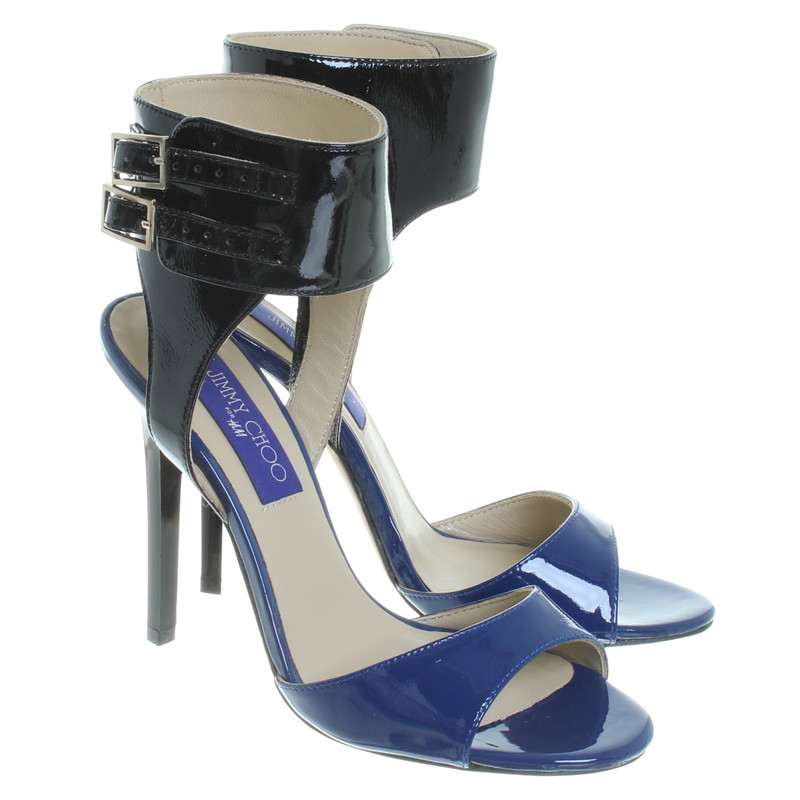 Jimmy Choo For H&M Sandales en noir et bleu