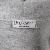 Brunello Cucinelli Cardigan in cashmere grigio