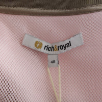 Rich & Royal Jacke/Mantel in Khaki