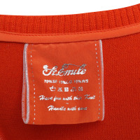 St. Emile Short sleeve pullover in orange