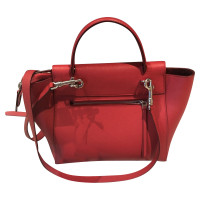 Céline Belt Bag Medium en Cuir en Rouge