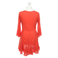 Rhode Resort Kleid aus Baumwolle in Rot