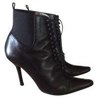 D&G Ankle boots Leather in Black