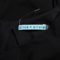 Alice + Olivia Black viscose dress