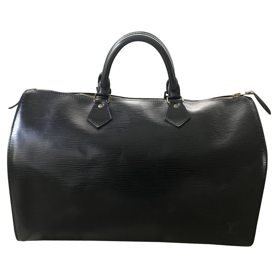 Louis Vuitton Speedy 35 Patent leather in Black
