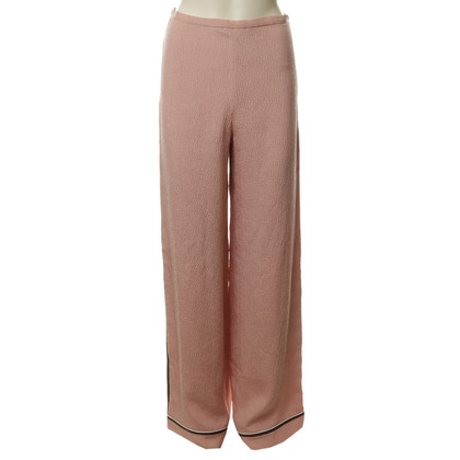 Miu Miu Silk trousers with Gallonstreifen
