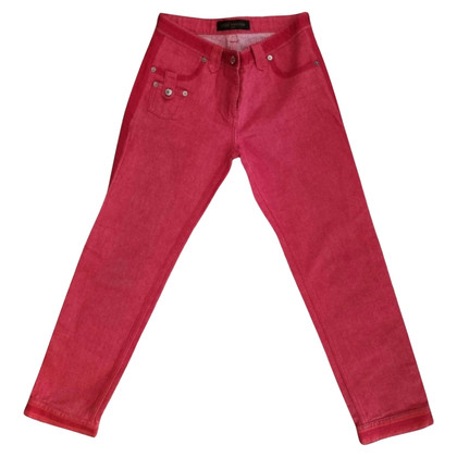 Louis Vuitton Jeans aus Jeansstoff in Rot