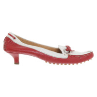 Car Shoe pumps in rood / wit