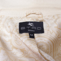 Etro Crème-kleurige blazer
