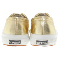 Superga Goldfarbene Sneakers