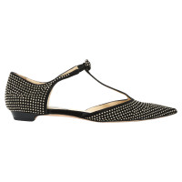 Jimmy Choo Chaussons/Ballerines en Daim en Noir