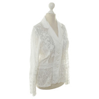 Ella Singh Lace vest met florale Appliques