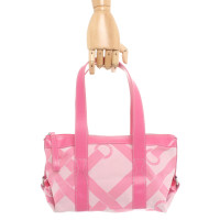 Lancel Handtasche aus Canvas in Rosa / Pink