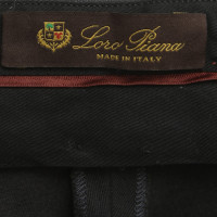 Loro Piana Broek in antraciet