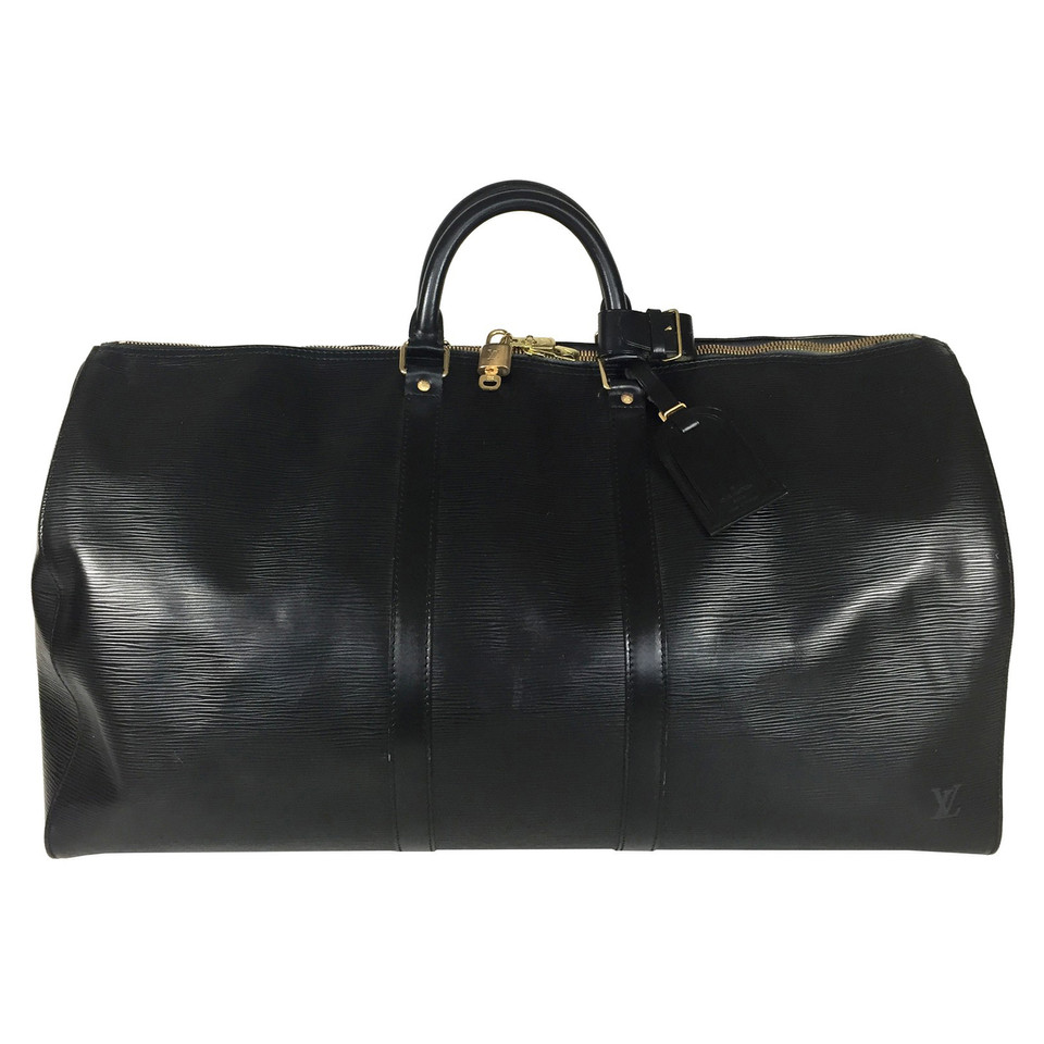 Louis Vuitton &quot;Keepall 55 Epi Leather Black&quot; - Buy Second hand Louis Vuitton &quot;Keepall 55 Epi ...