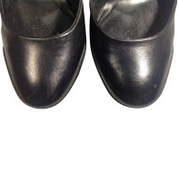 Burberry Leather Plateau-pumps in Black