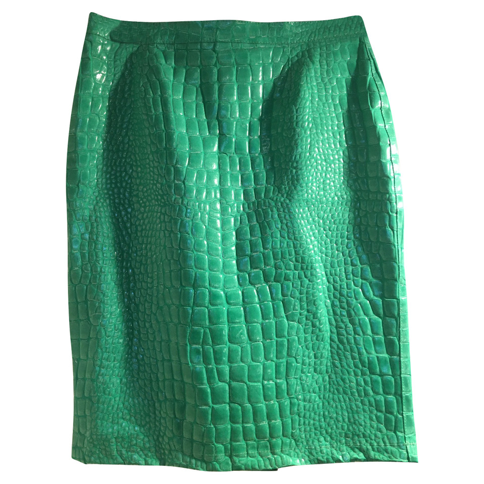 Moschino Cheap And Chic Gonna in Cotone in Verde