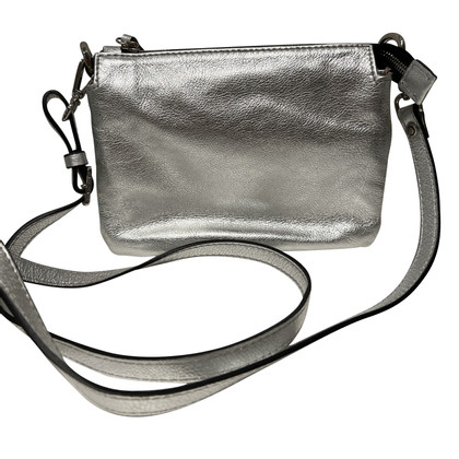 Gianni Chiarini Handtasche aus Leder in Silbern