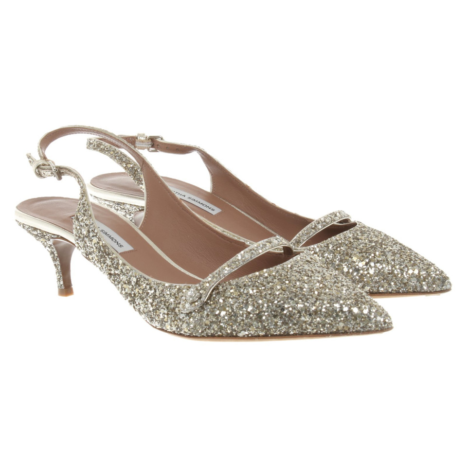 Tabitha Simmons Pumps/Peeptoes in Silvery