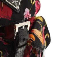Prada  Nylon backpack with pattern