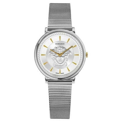 Versace Armbanduhr aus Stahl in Weiß