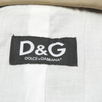 D&G Costume en Coton en Beige