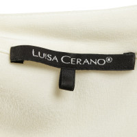 Luisa Cerano blouse en soie crème