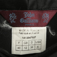 John Galliano Shimmering broek in zwart