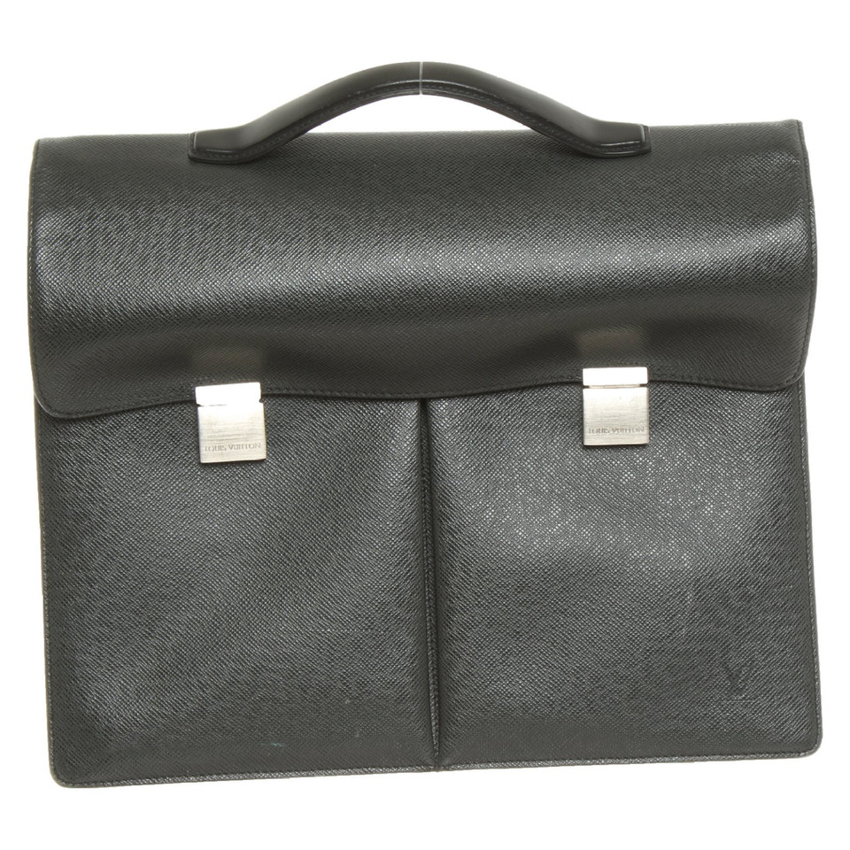 Louis Vuitton Handbag Leather in Black