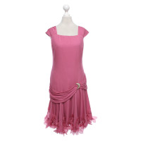 Luisa Spagnoli Robe en Soie en Rose/pink