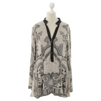 Etro Fluweel blouse met Paisley patroon