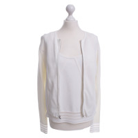 Ralph Lauren Cremefarbene Jacke mit Top