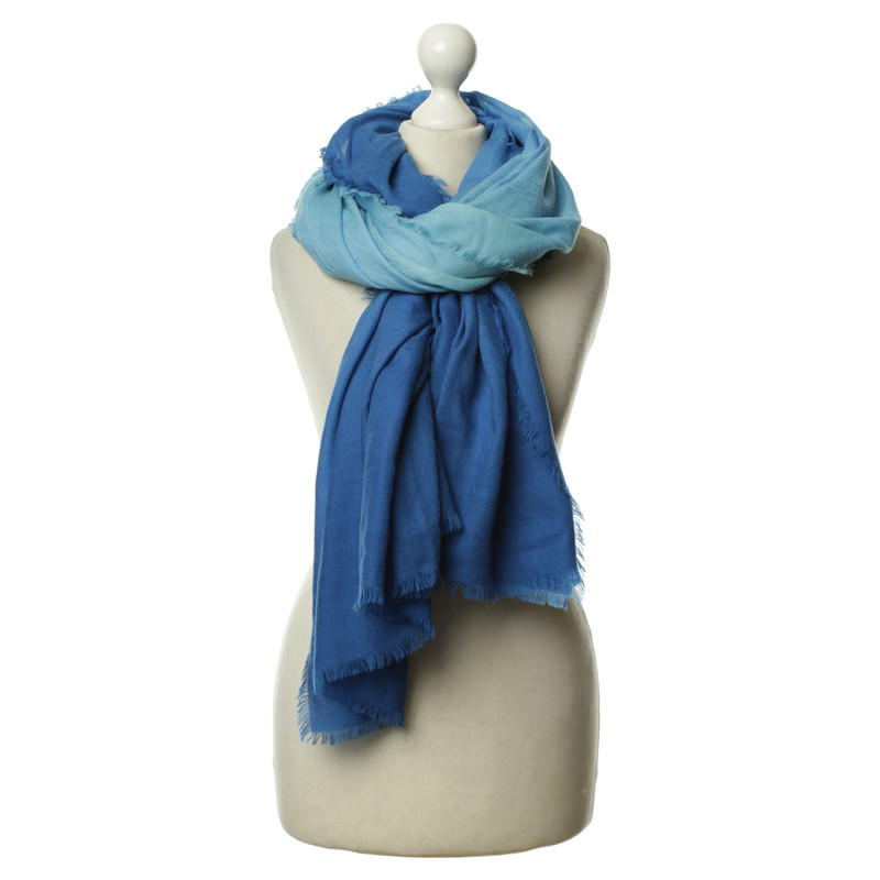 Louis Vuitton Scarf in shades of blue