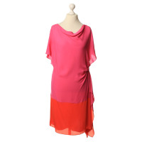 Rena Lange Zweifarbiges Kleid aus Seide