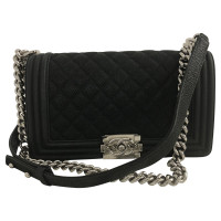 Chanel Boy Medium Leather in Black