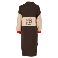 Jc De Castelbajac Kleid aus Wolle in Braun