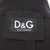 Dolce & Gabbana Giacca/Cappotto in Lana in Nero