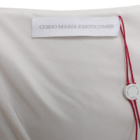 Guido Maria Kretschmer Lovertjes shirt in wit / zilver