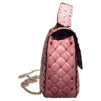 Valentino Garavani Rockstud Spike Medium aus Leder in Rosa / Pink