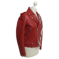 Coach Leather jacket with biker look