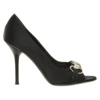 Gucci Pumps/Peeptoes Leer in Zwart