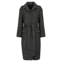 Rochas Jacke/Mantel aus Wolle in Grau