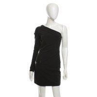 Versace One-Shoulder-Kleid in Schwarz