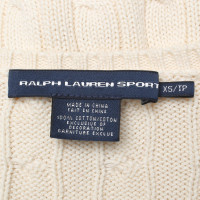 Polo Ralph Lauren Maglione lavorato a maglia in bianco crema