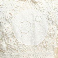 Chloé Kleid aus Baumwolle in Creme