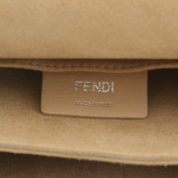 Fendi Kan I Small Leather in Bordeaux
